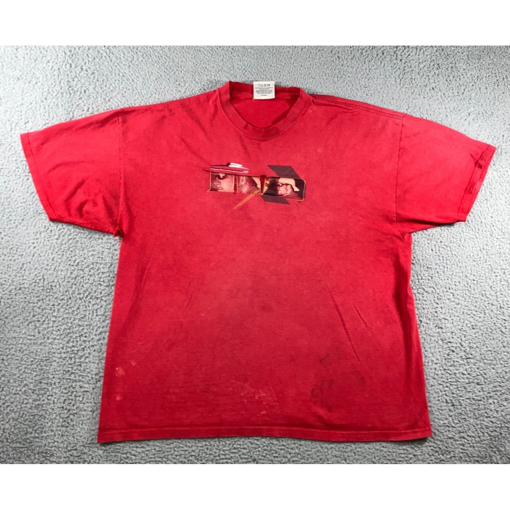Vintage NASCAR Racing Tee Chase Authentics Dale Earnhardt Jr T-Shirt Men XL Red